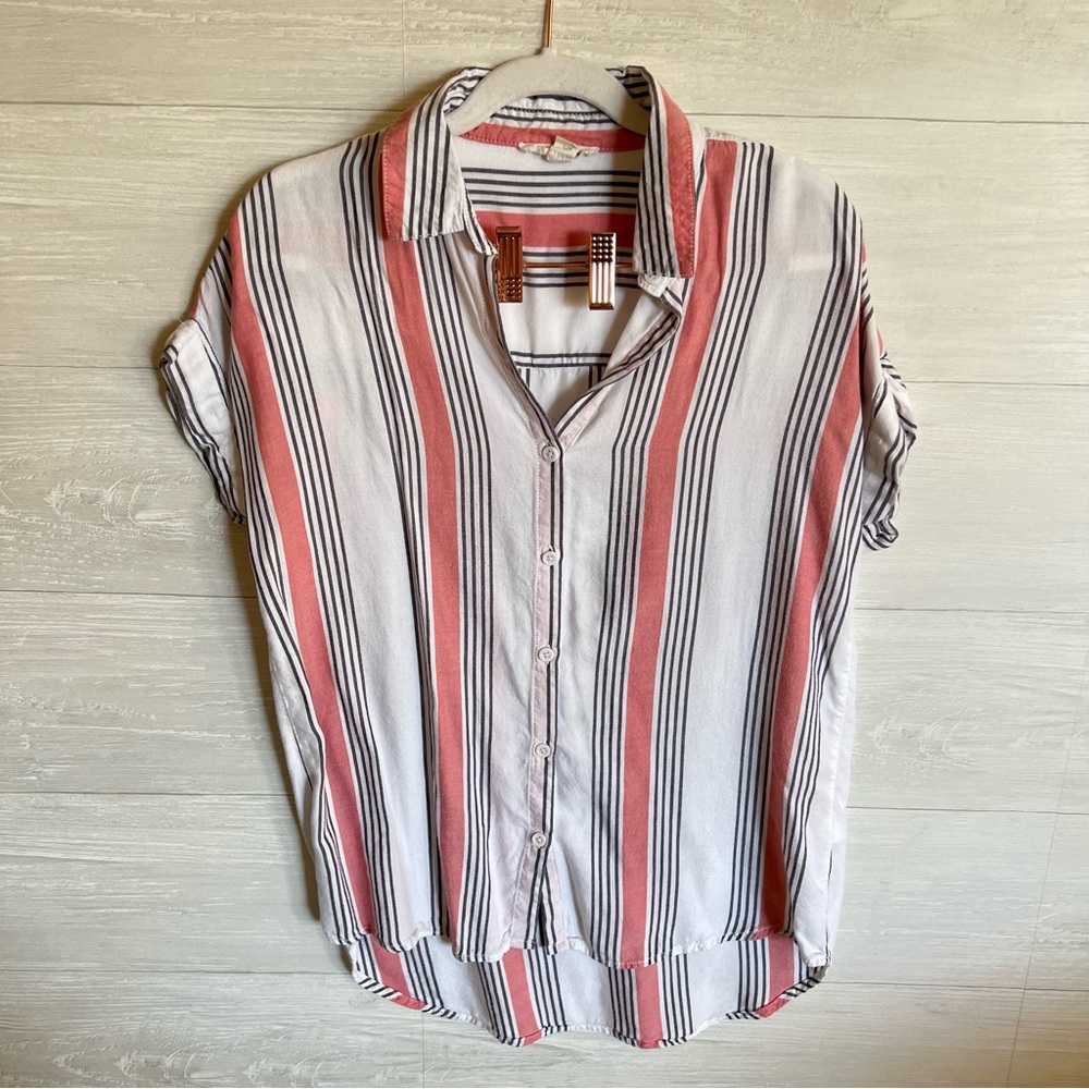 Button Down Striped Shirt